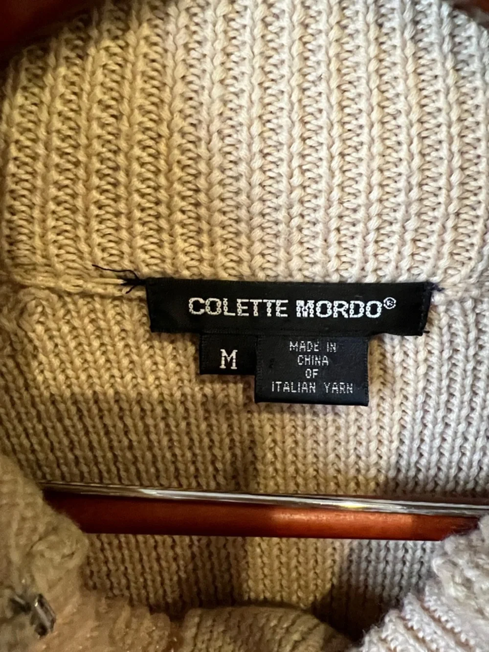 Ivory Ribbed Toggle Cardigan Jacket - Picture 2 of 4